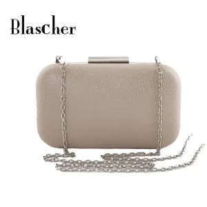 2017 New Famous Designers candy-color Women PU Leather Bag Mini Clutch Bag Wedding Socialite Banquet Hand Bag HBF15