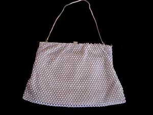 * FROM MY OWN PERSONAL COLLECTION - ABSOLUTELY GORGEOUS VINTAGE MAGID SPARKLING ALL RHINESTONE EVENING BAG WITH MATCHING CHANGE PURSE & MIRROR