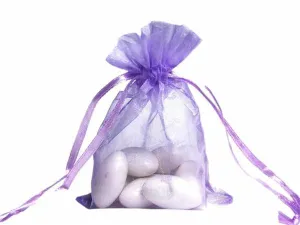 4x6 Lavender Sheer Organza Bags -10 pcs