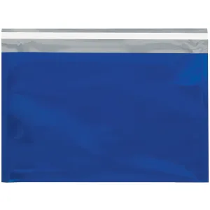 9 1/2 x 12 3/4" Blue Metallic Glamour Mailers