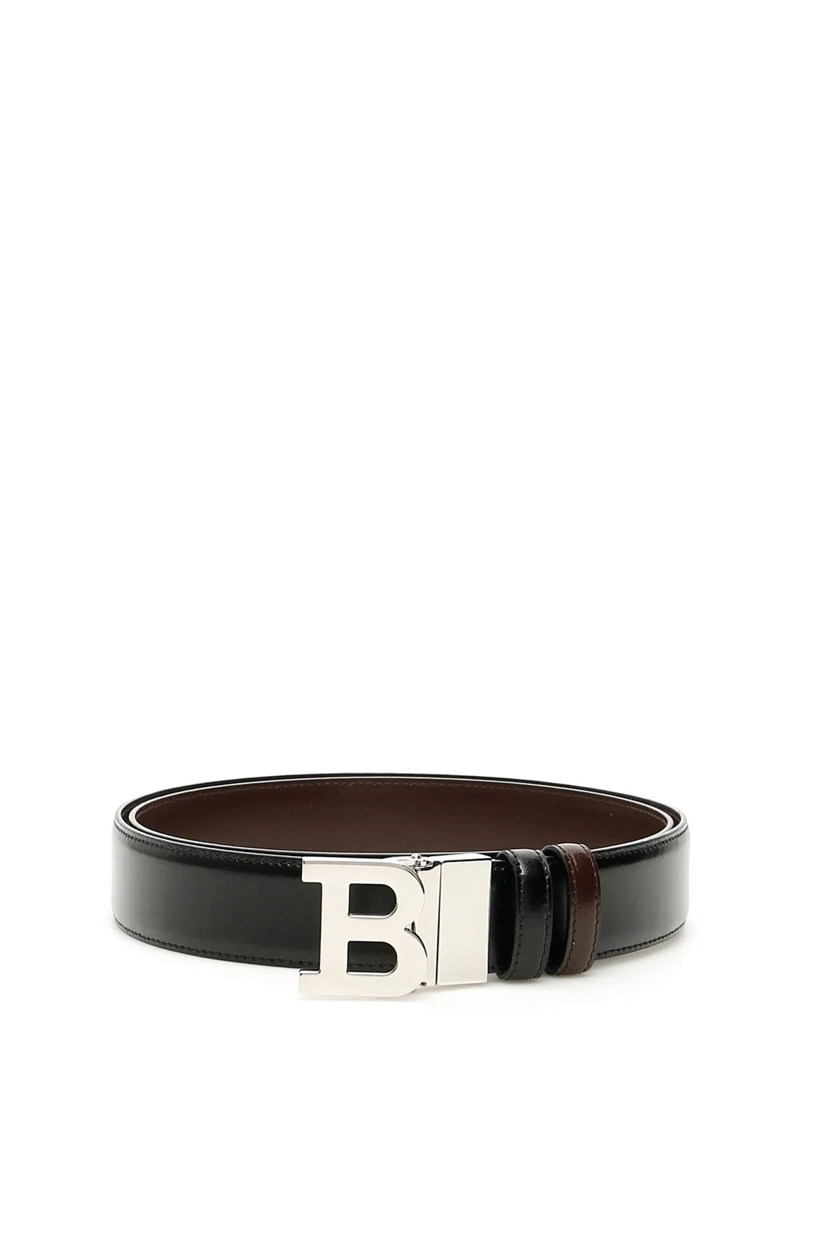 Bally reversible b buckle belt