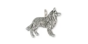 Belgian Tervuren Jewelry Sterling Silver Charm Belgian Tervuren Charms And Belgian Tervuren Jewelry BV2-C