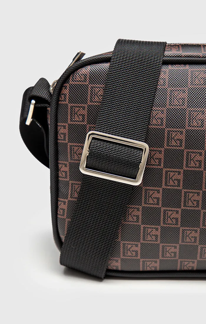 Brown iD Clone Shoulder Bag