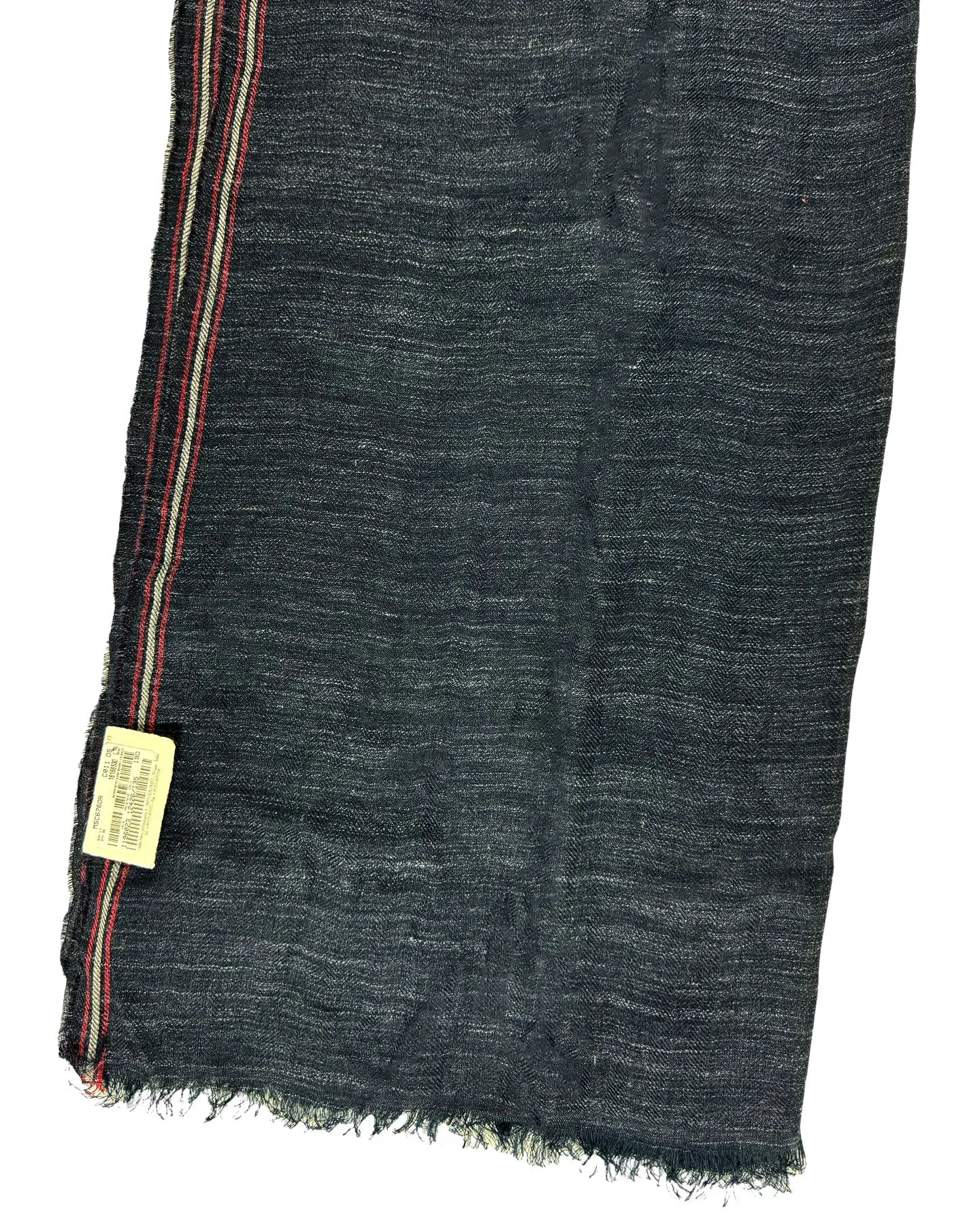 Brunello Cucinelli Scarf Dark Blue Linen Silk Men Shawl SALE