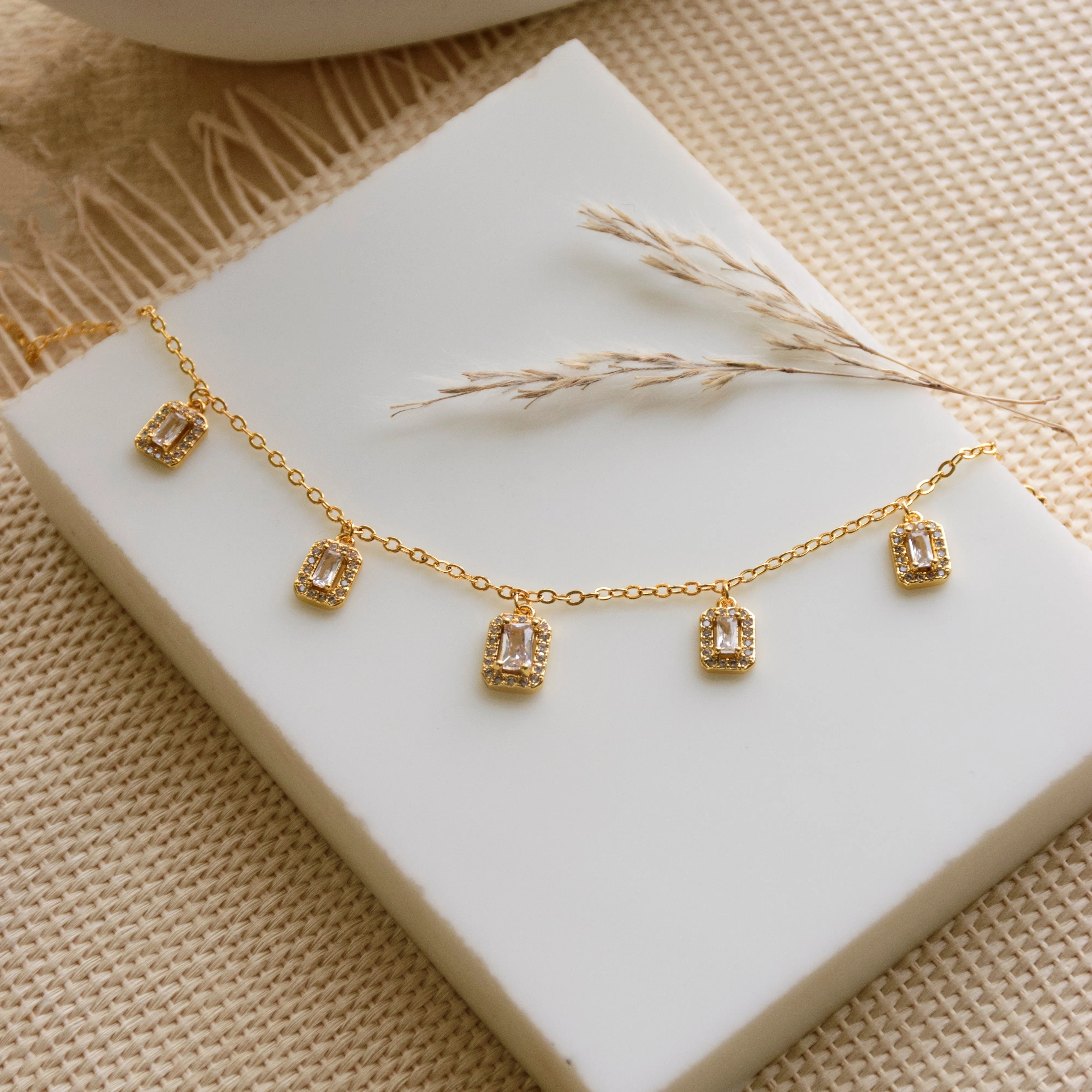 Delicate Rectangular Sleek Choker