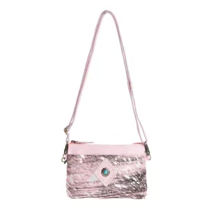 Eye of the Goddess Crossbody Bag in Rose