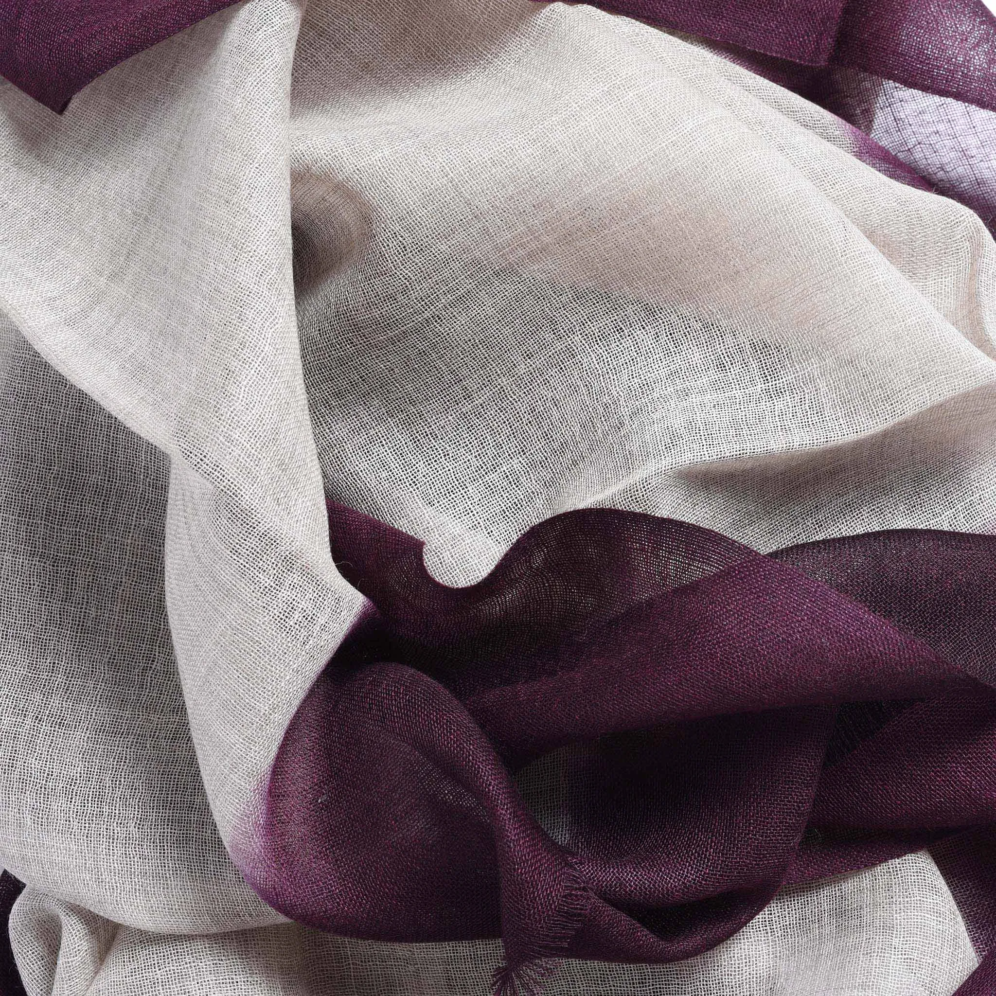 Fine Wool and Silk Scarf - Various Colours