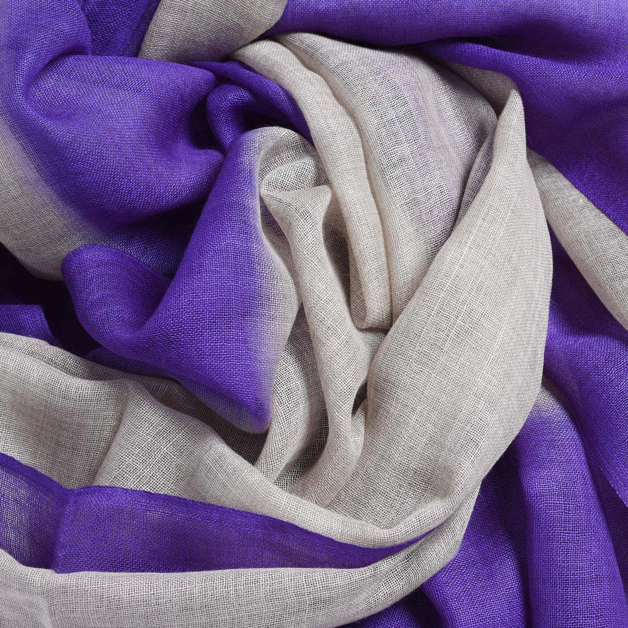 Fine Wool and Silk Scarf - Various Colours