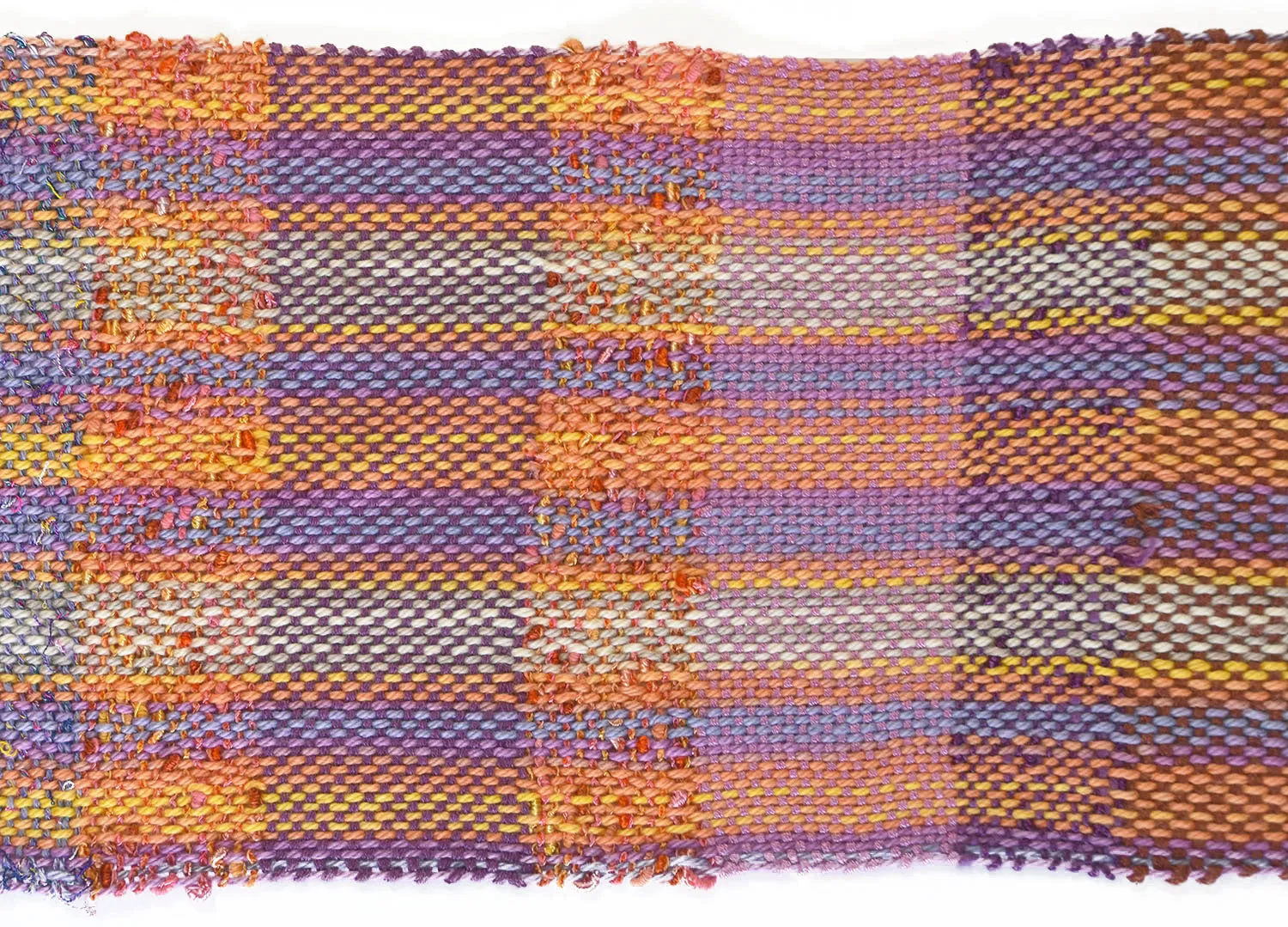 Handwoven Scarf, "Jazz," 8 x 72 inches