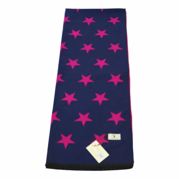 House of Tweed Star Pattern Luxury Ladies Scarf Womens Scarves Nature Warm