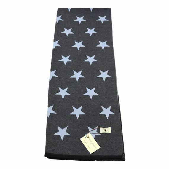 House of Tweed Star Pattern Luxury Ladies Scarf Womens Scarves Nature Warm