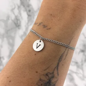 Initial Bracelet silver