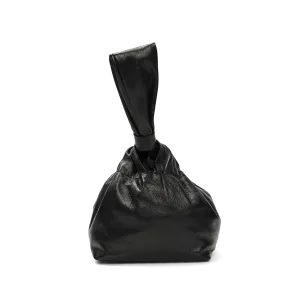 Lemiz - Mariposa Bucket Bag in Black Metallic