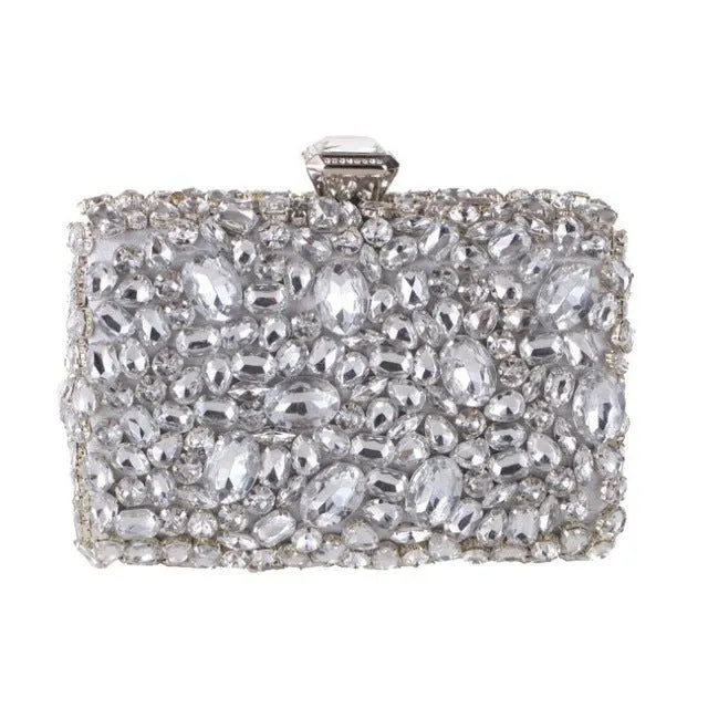 Luxy Moon Beaded Evening Clutch Bags Fashion Clutches