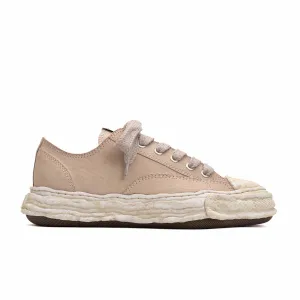 Maison MIHARA YASUHIRO "Peterson 23" OG Sole Canvas Low-Top Sneaker (Brown)