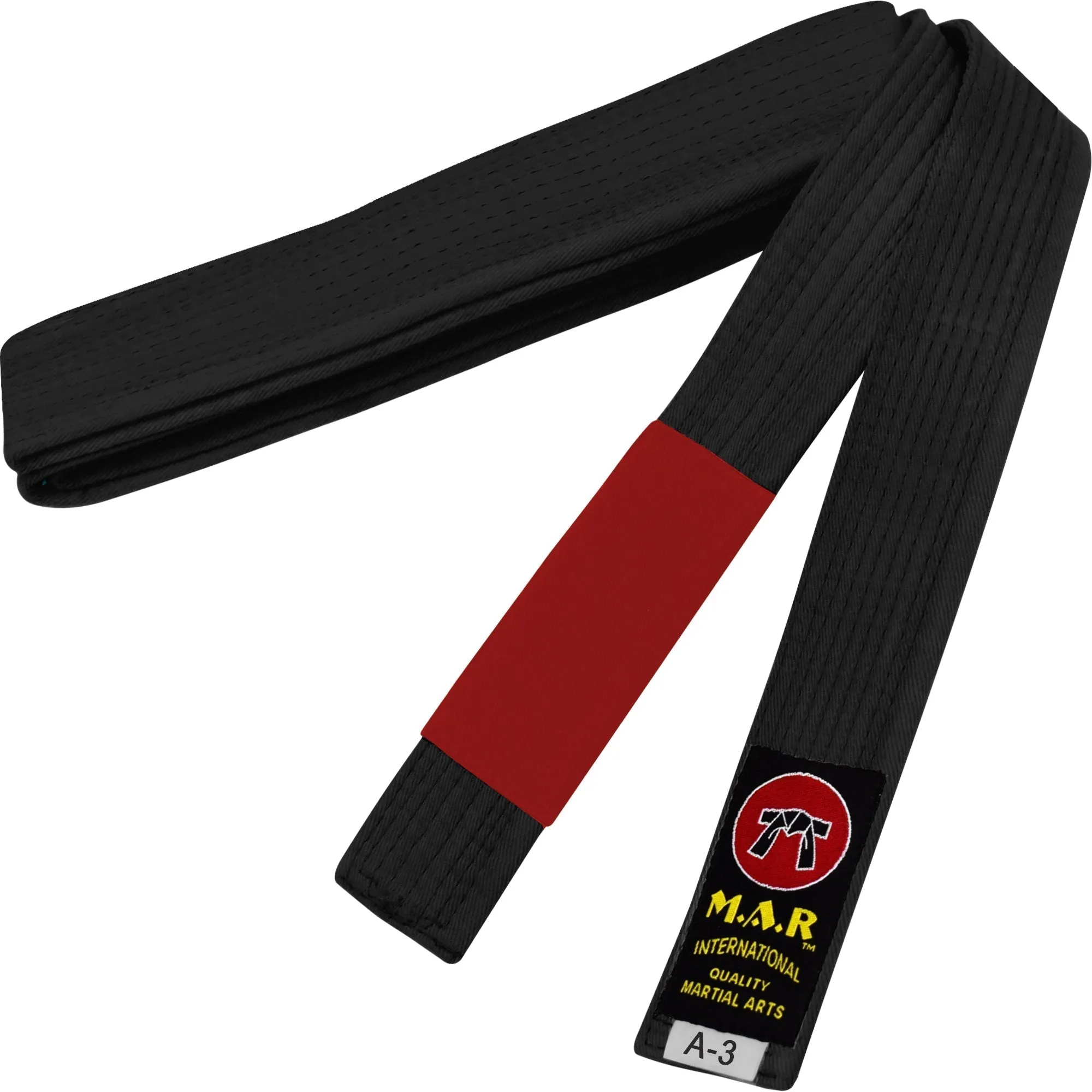 MAR-082 | Brazilian Jiu-Jitsu Ranking Belts Size A1 to A4 (Adult Sizes)