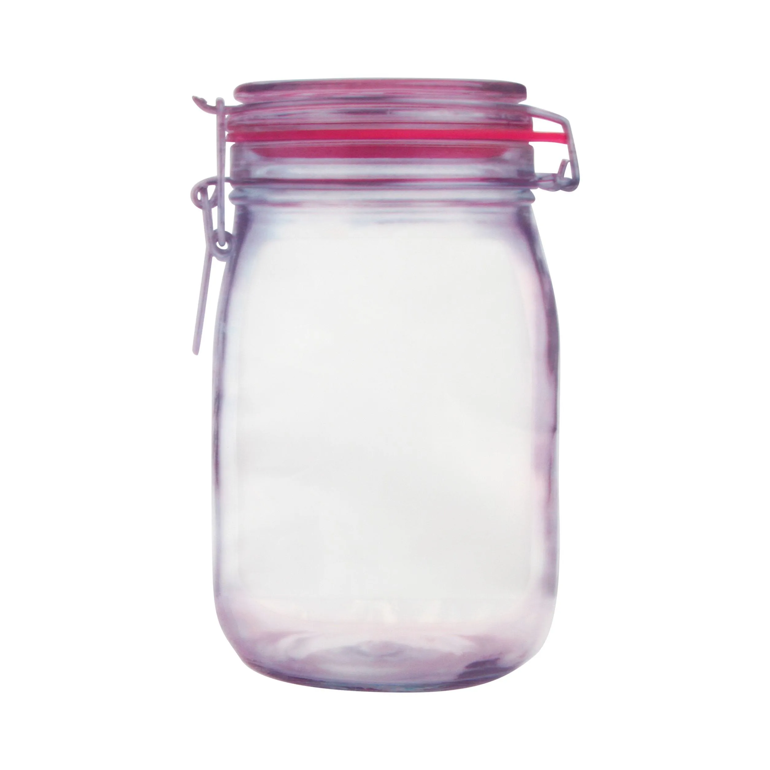 Medium Mason Jar Style Clear Zipper Bags