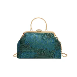 Paisley Feather Pattern Handbag