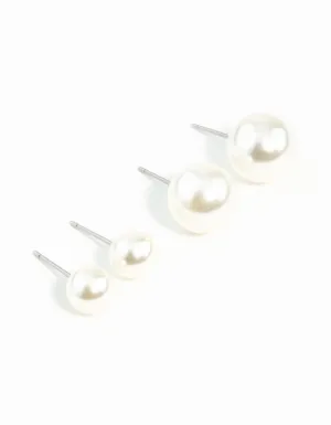 Pearl Stud Earring Pack