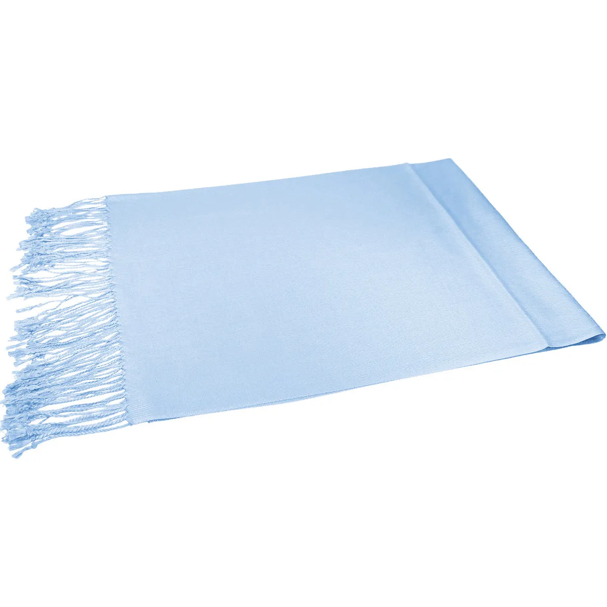 Solid Baby Blue Pashmina Scarves