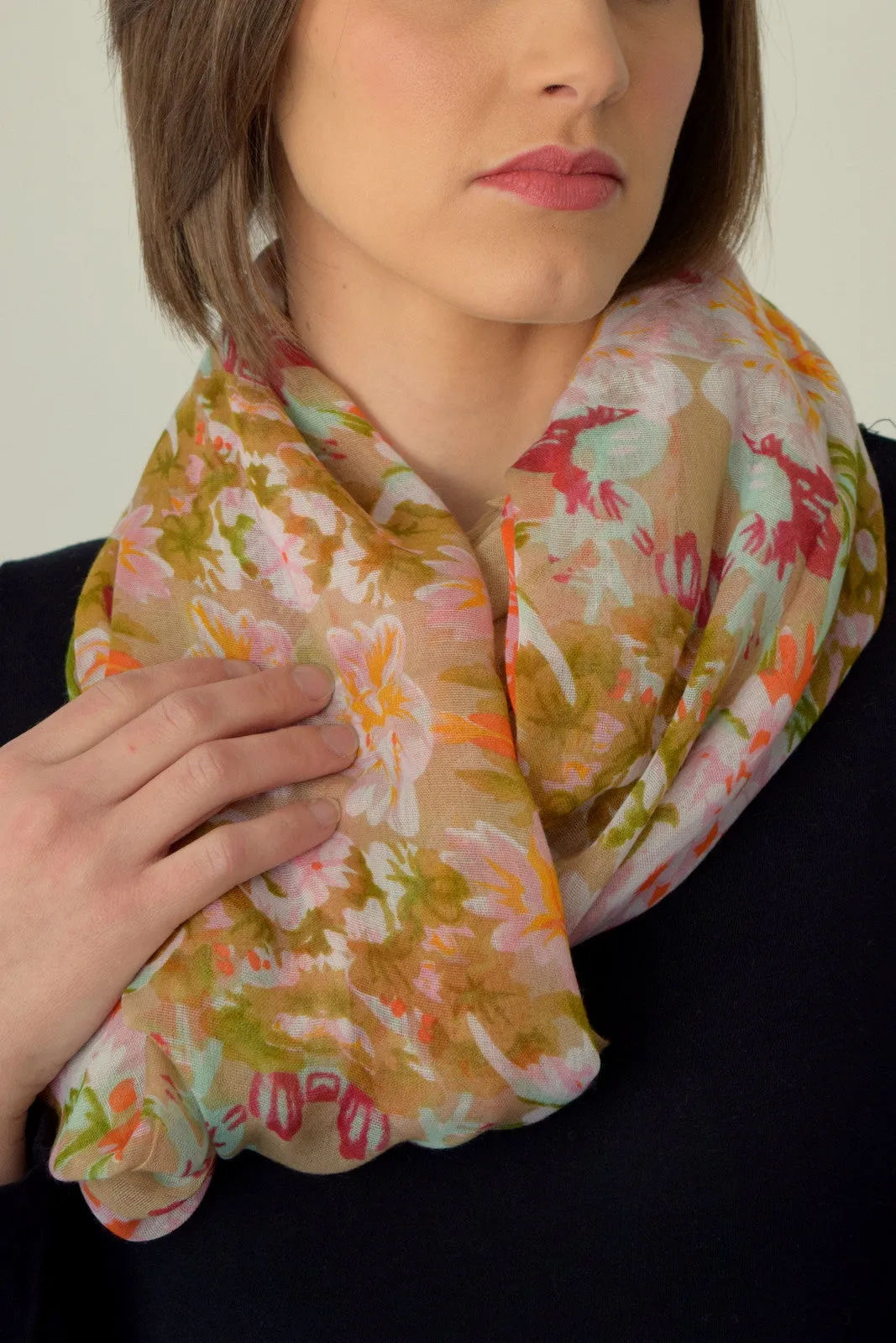 Spring Floral Scarves - Final Sale