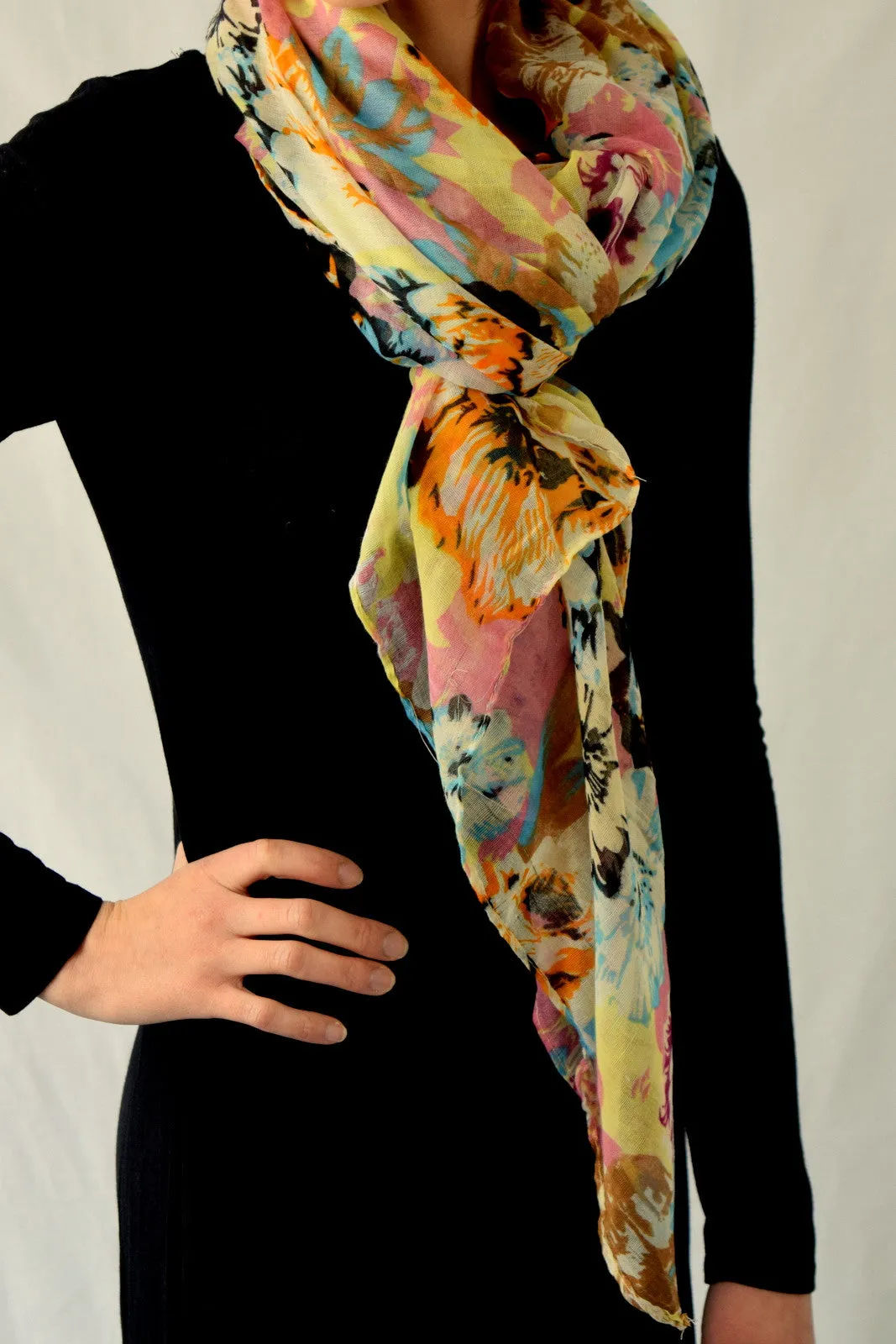 Spring Floral Scarves - Final Sale