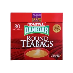 TAPAL DANEDAR ROUND TEA BAGS 80PCS