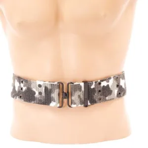 U.S-style Cotton Webbing 'Pistol' Belt. 55mm. New. Urban Camo.