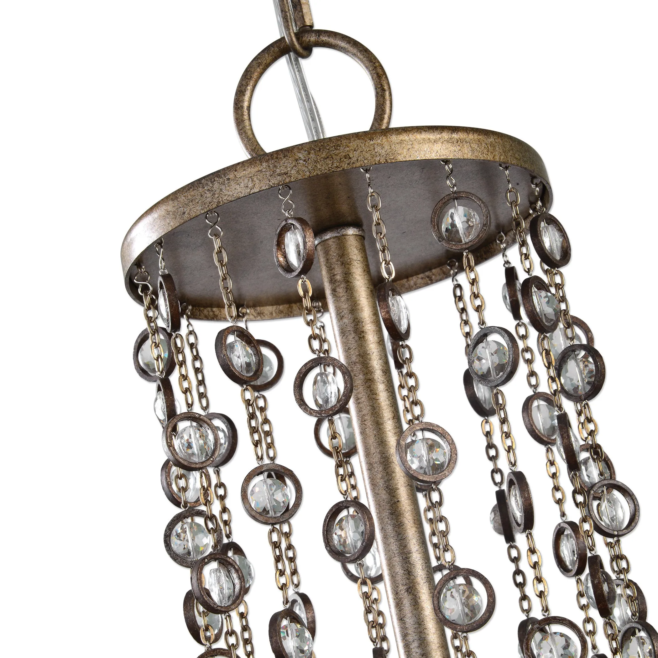 Uttermost Valka 6 Light Crystal Chandelier