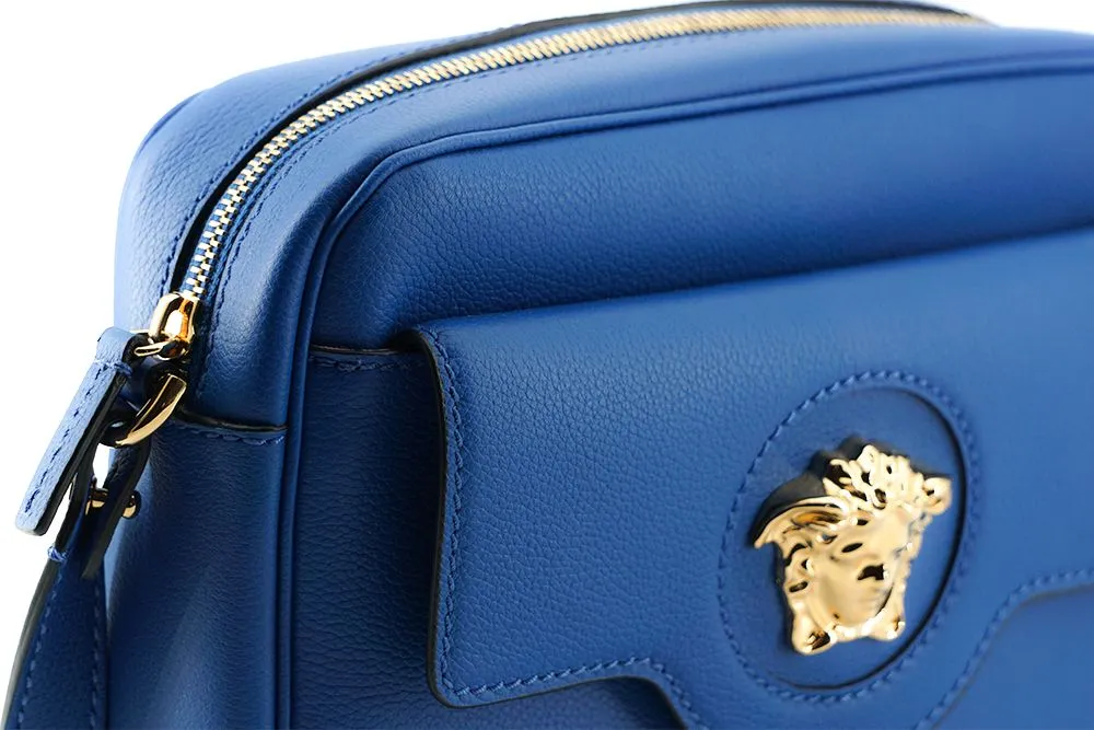 Versace Medusa Deep Blue Camera Case Shoulder Bag